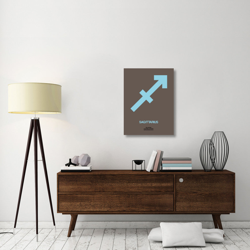 "Sagittarius Zodiac Sign Blue" Fine Art Print