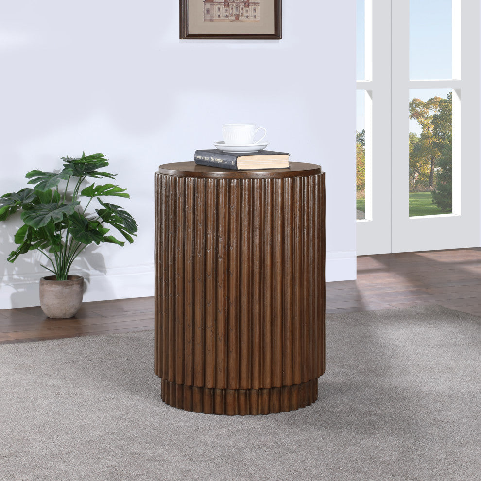 Ronin End Table, Brown