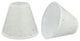 32116-2 Small Hardback Empire Chandelier Clip On Lamp Shade Off White 3"x6"x5"