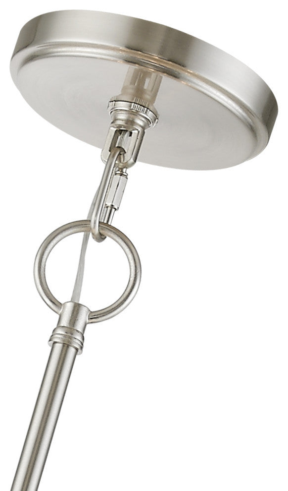 Rubix 12 Light Brushed Nickel Extra Large Foyer Chandelier