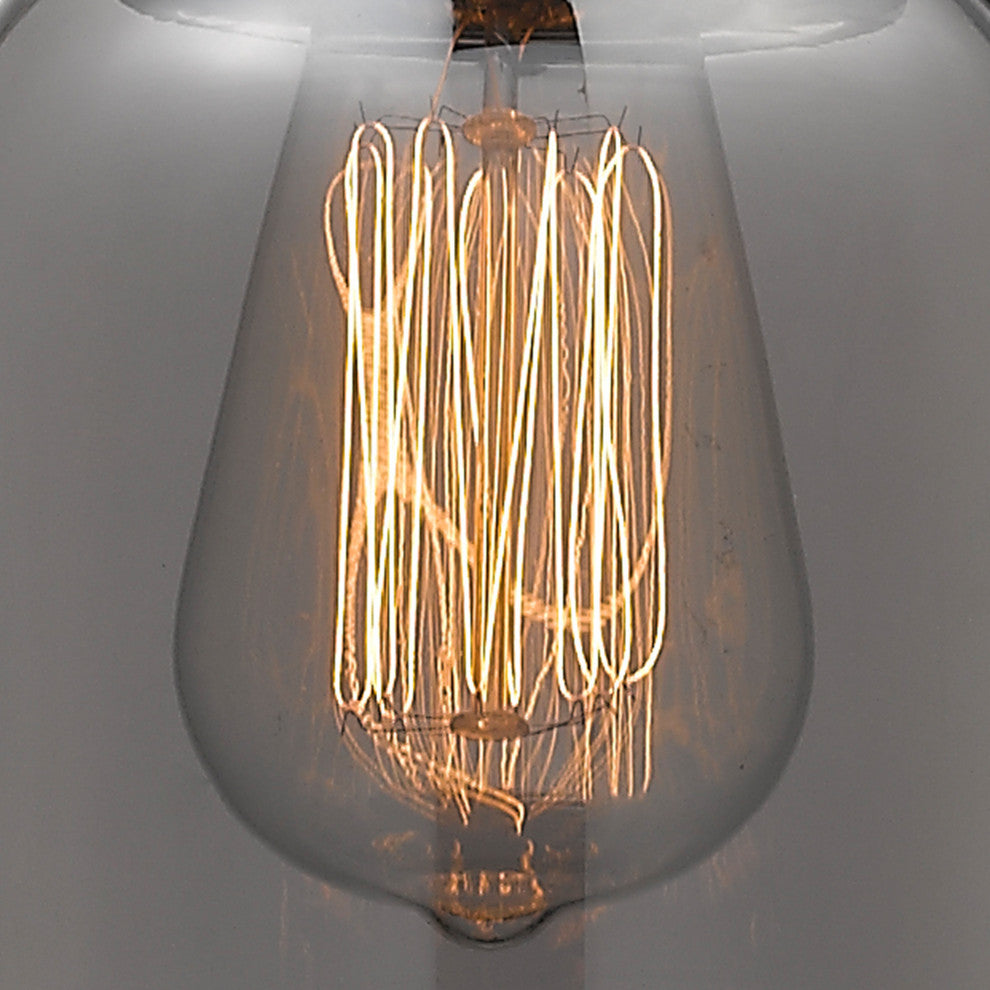 Fulton 1-Light 7" Sconce, Satin Gold, Plated Smoke