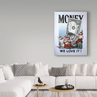 "Money" by D. Rusty Rust, Canvas Art