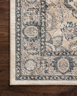 Teagan TEA-01 Area Rug, Natural/Gray, 2'8"x7'6"
