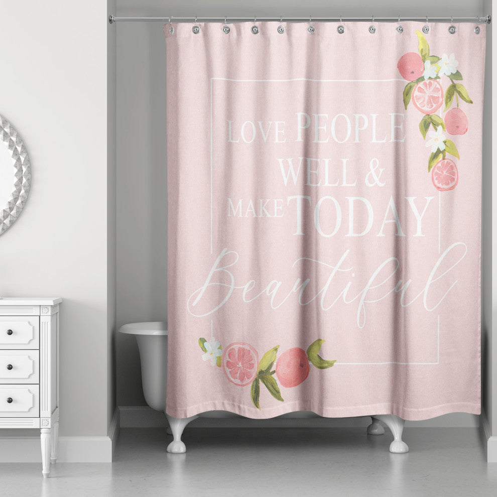 Love People 3 71x74 Shower Curtain