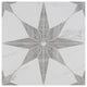Llama Stella Loire Silver Smoke Porcelain Floor and Wall Tile Sample