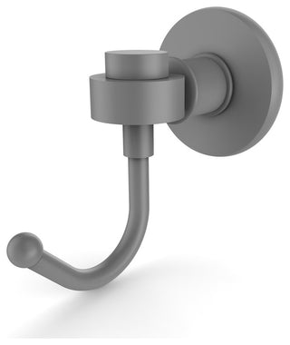 Continental Robe Hook, Matte Gray