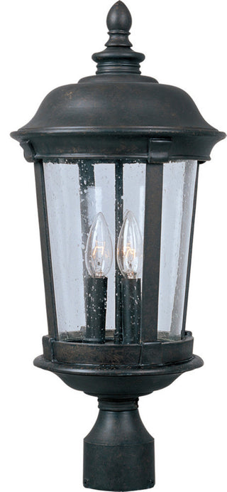 Maxim Dover Cast 3-Light Outdoor Pole/Post Lantern Bronze - 3021CDBZ