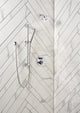 Delta Grail Premium Single-Setting Slide Bar Hand Shower, Chrome, 57085