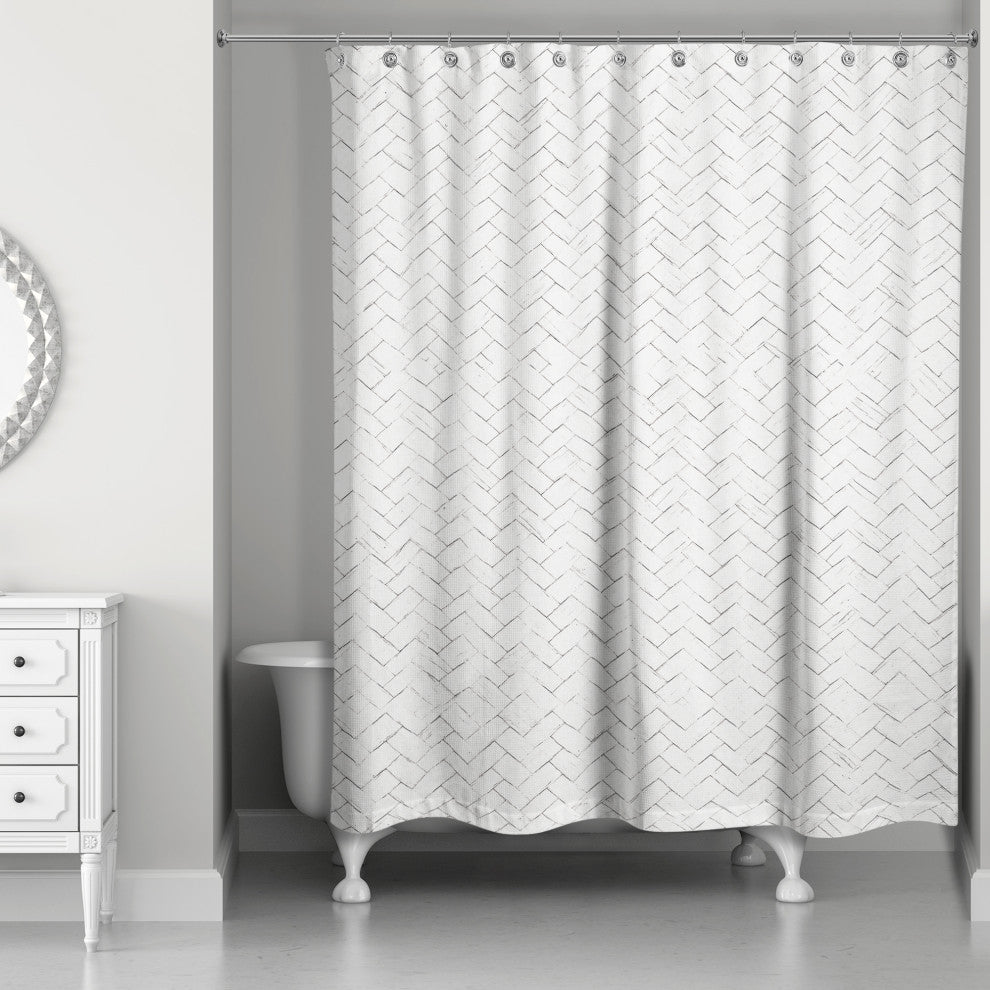 Woven Texture 5 71x74 Shower Curtain