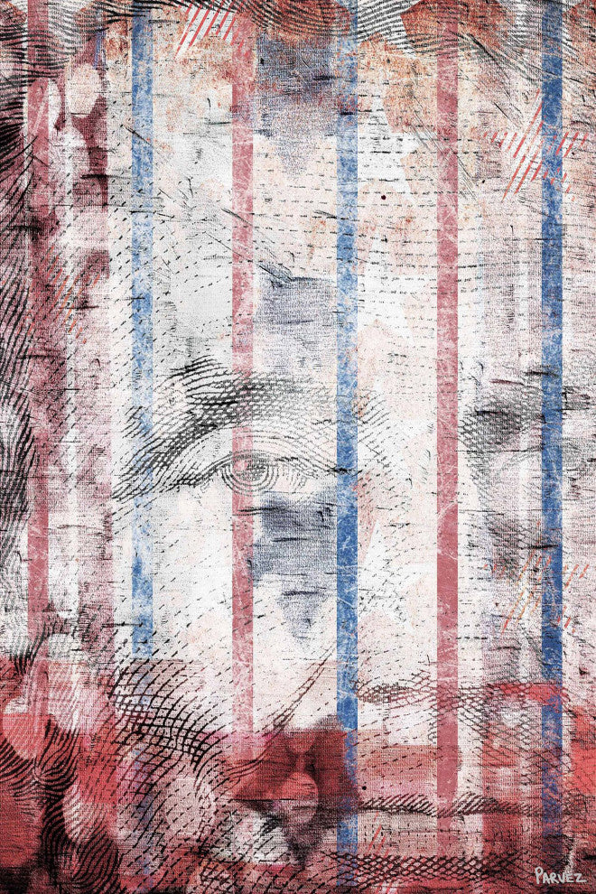 "16th President" Print on Canvas, 40"x60"