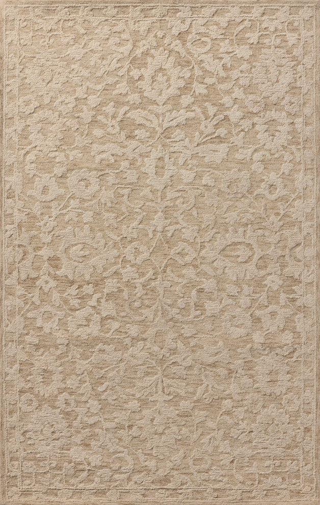 Loloi Prudence Clay / Ivory 18" x 18" Sample Rug