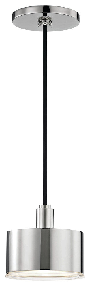 Mitzi H159701 Nora 1 Light 5-1/4"W LED Mini Pendant - Polished Nickel