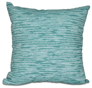 Marled Knit, Geometric Print Pillow, Green, 26"x26"
