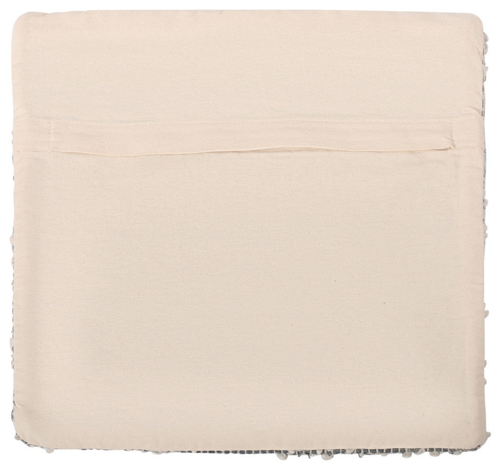 Samona Modern Handcrafted Fabric  Pillow Cover, Single