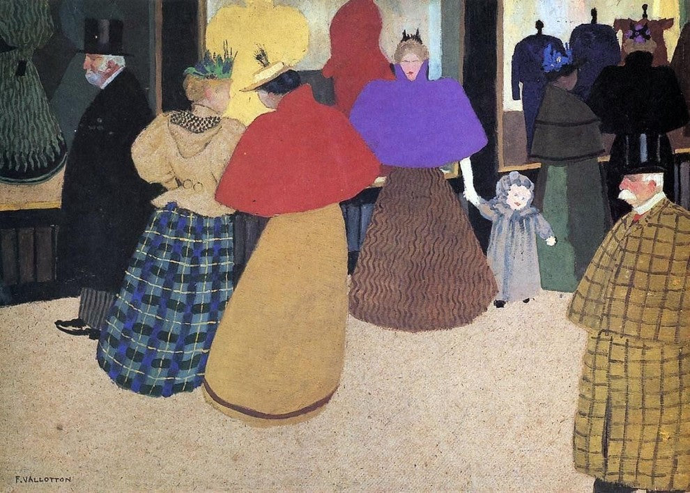 Felix Vallotton Passerby Gallery Wrapped Canvas