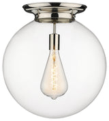 Innovations Beacon 1 18" Flush Mount Polished Nickel