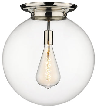 Innovations Beacon 1 18" Flush Mount Polished Nickel