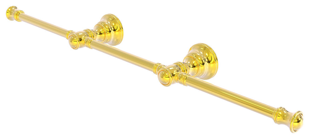 Carolina 3 Arm Guest Towel Holder, Polished Brass