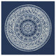 "Seville IV Dark Blue FB" Digital Paper Print by Kathrine Lovell, 20"x20"