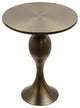 24" Matte Golden Bronze Accent Table