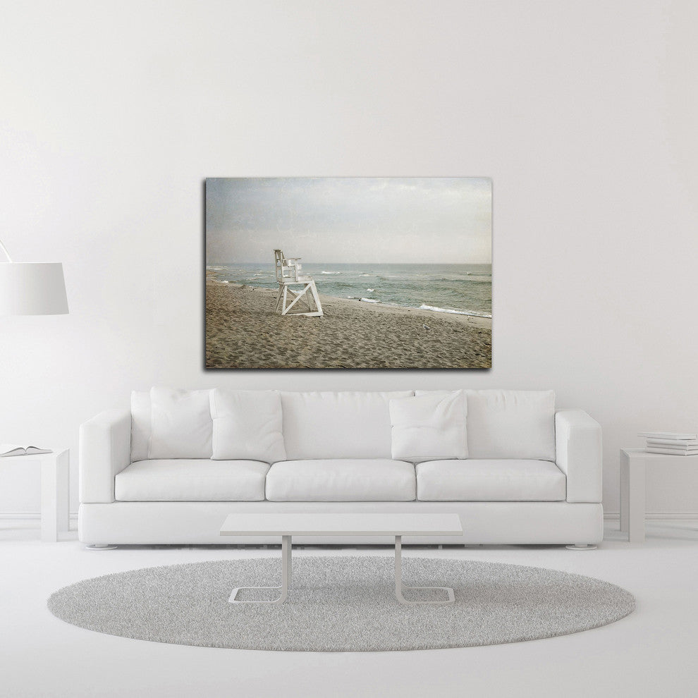 Lifeguard Chair at Dawn by Brooke T. Ryan, Print on Canvas, 36" x 24"