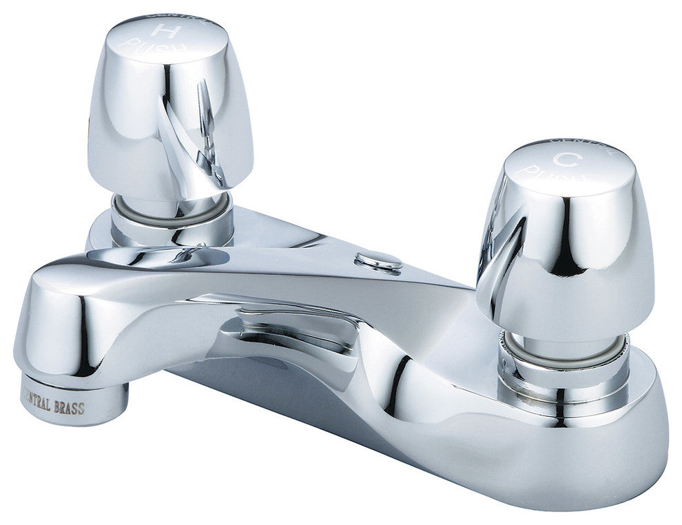 Central Brass Slow-Close Two Handle Bathroom Faucet