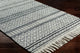 Surya Farmhouse Tassels FTS-2300 Bohemian Area Rug, Charcoal, 9' x 12' Rectangle