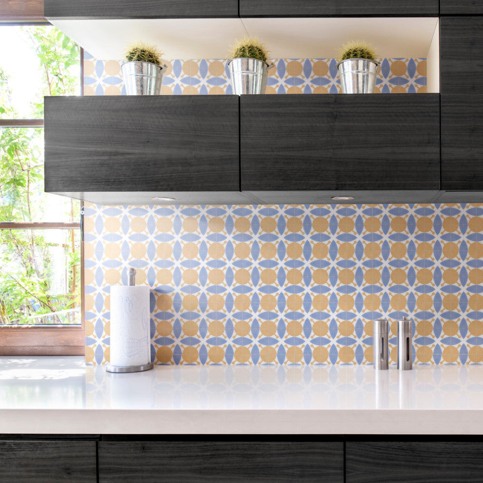 Revival Mini Leaf Ceramic Floor and Wall Tile