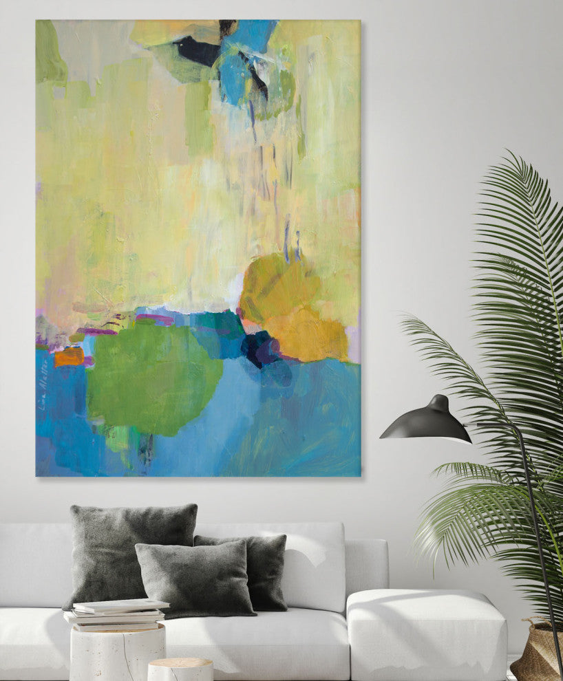 The Promise of Something - 72 x 54 by Lina Alattar