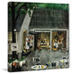 "Rain-out Birthday Party" Print on Canvas by Stevan Dohanos