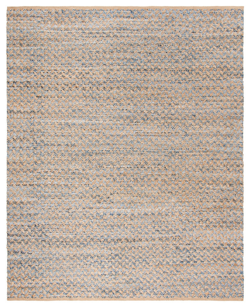 Safavieh Cape Cod Collection CAP305 Rug, Blue/Natural, 8'x10'