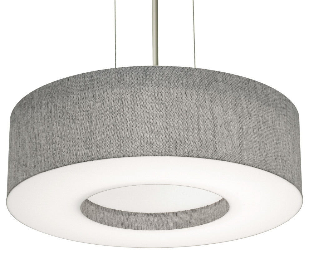 Montclair 15'' Pendant, Gray Shade