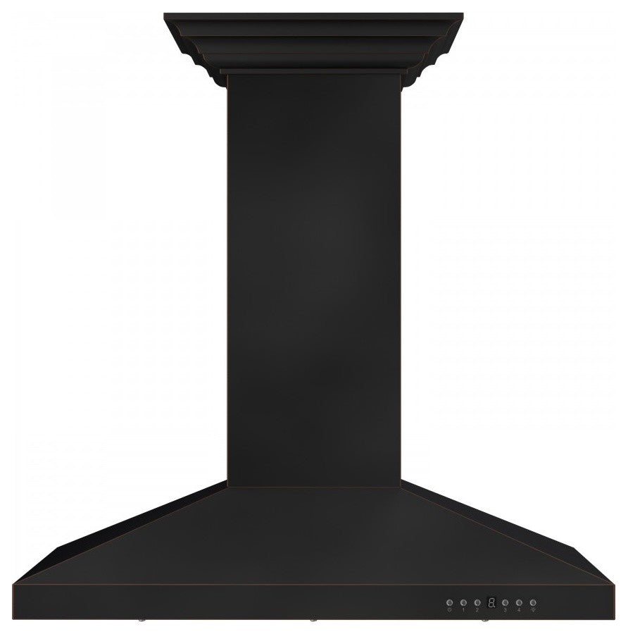 ZLINE 36" Designer Series Oil-Rubbed Bronze Island Mount Range Hood