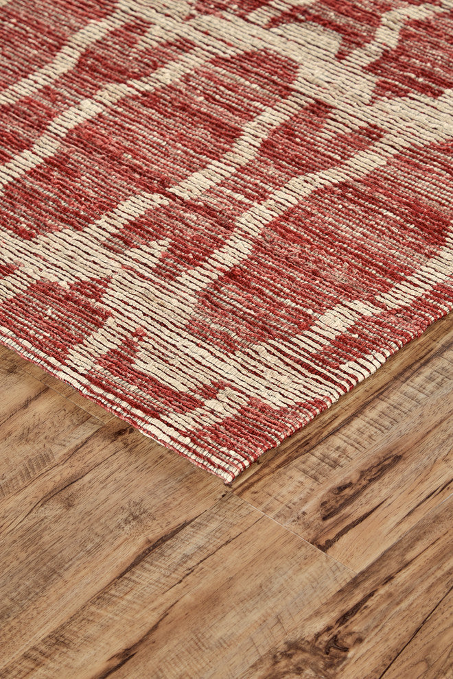 Weave & Wander Lacombe Rug, Red, 5'x8'