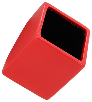 Large Cube Wall Planter, Red
