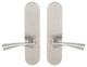 Breeze Lever, Tubular Full Dummy Pair, Left Hand, Satin Stainless Steel