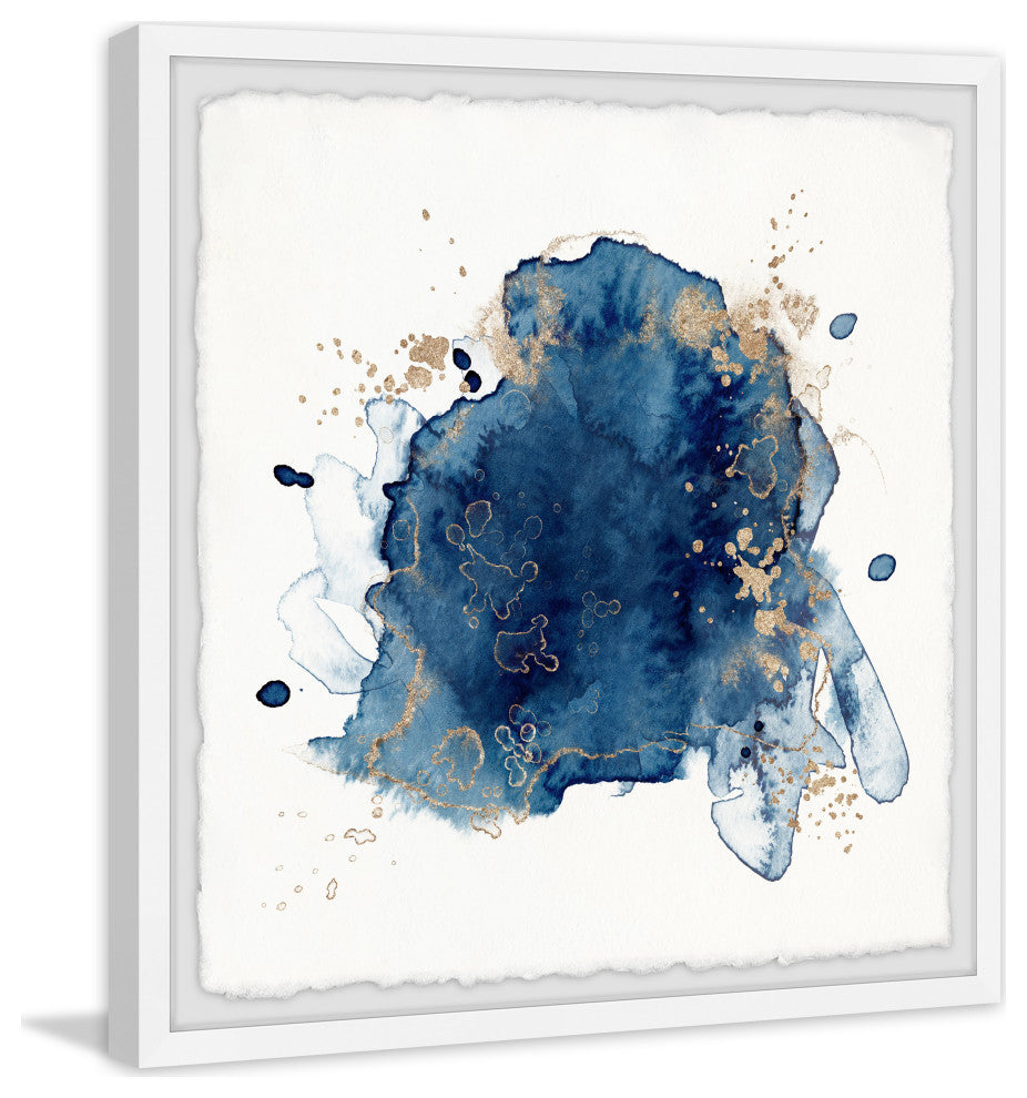 "Grounded Coast" Framed Painting Print, 12x12