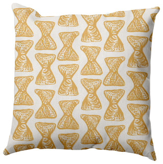 Bongo Rhythm Outdoor Pillow, Yellow, 14"x20"