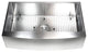 Stainless Steel Curved Front Farm Apron Single Bowl Kitchen Sink, 36"