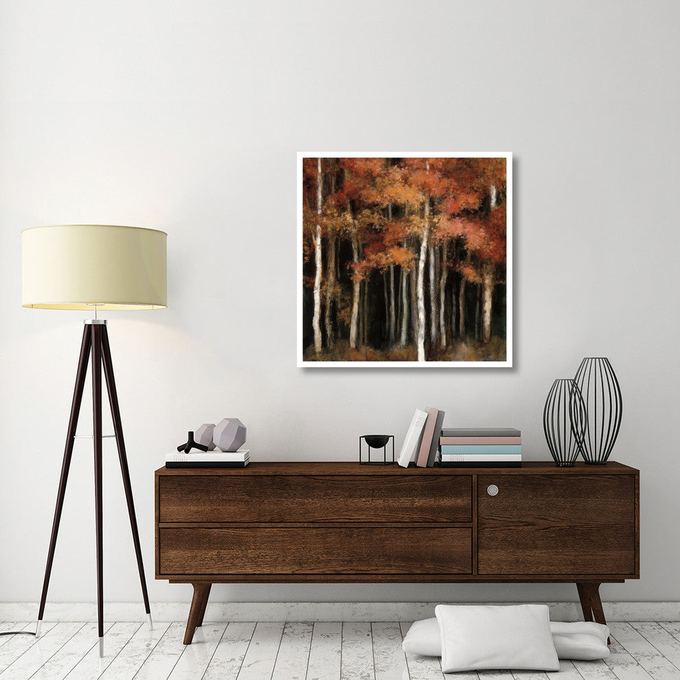 "October Woods" Digital Paper Print by Julia Purinton, 38"x38"