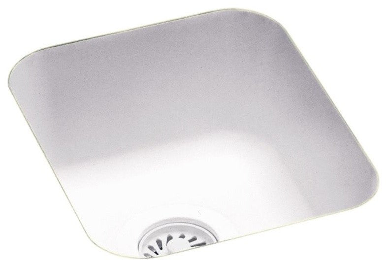 Swan 13x15x7 Solid Surface Undermount Bar Sink, White