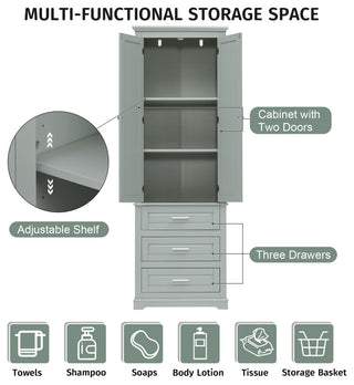 White-background image displaying the cabinet with drawers visible (front-facing).