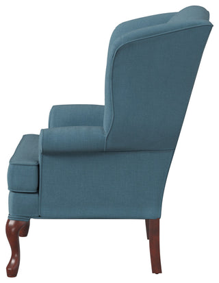 Erin Wingback Chair, Blue