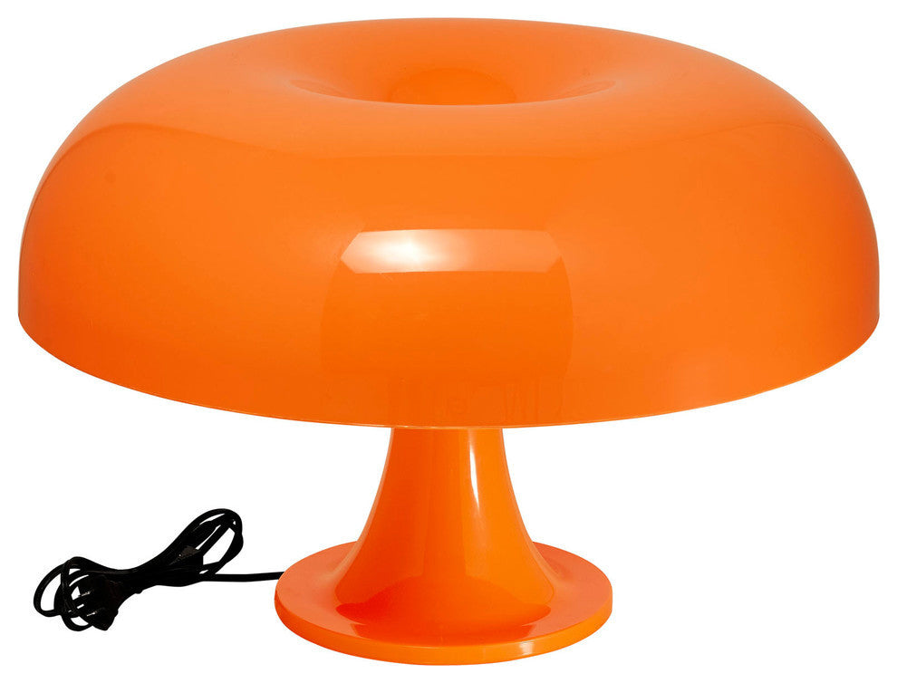 Modern Contemporary Living Room Acrylic Table Lamp Orange