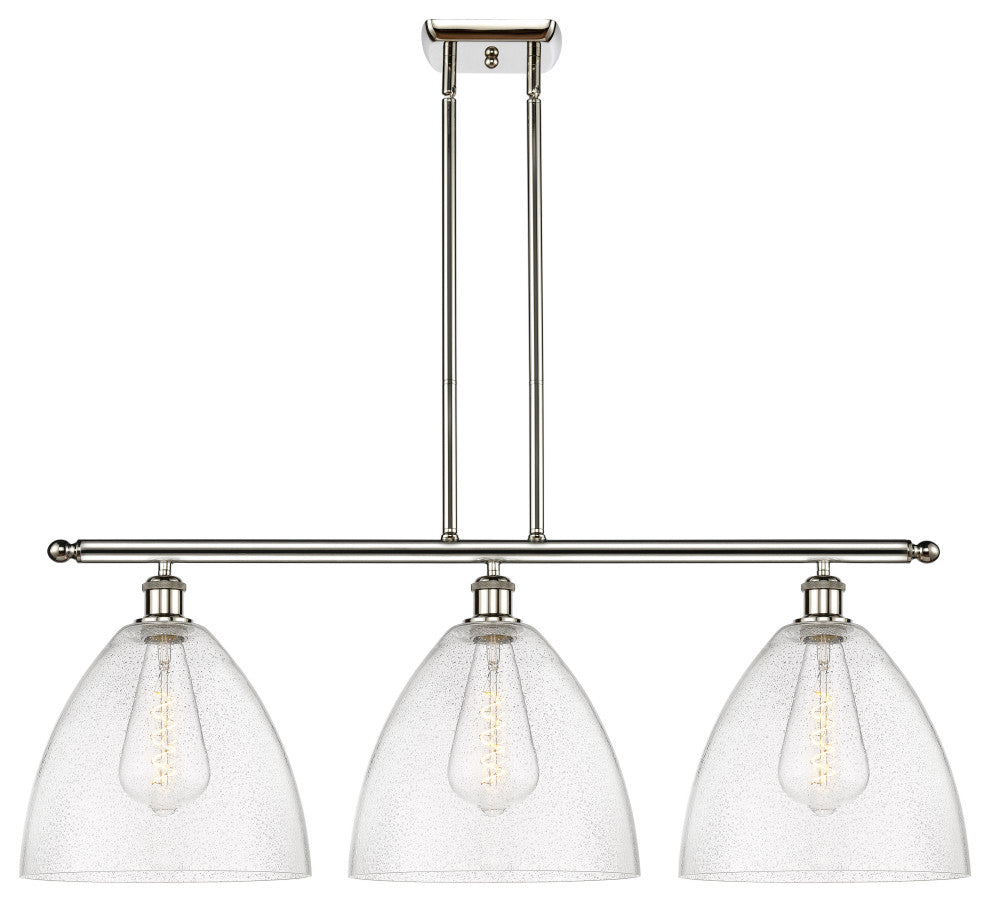 Innovations 516-3I-PN-GBD-124 3 Light Island Light, Polished Nickel