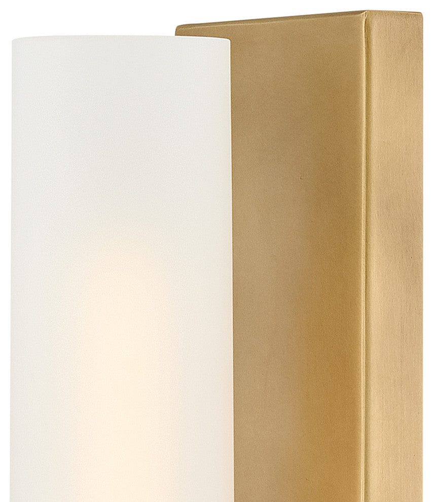 Hinkley Ryden Medium Single Light Sconce, Heritage Brass