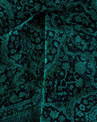 Fine Vibrance, One-of-a-Kind Hand-Knotted Area Rug Green, 6'1"x6'1"