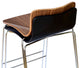 JC Stacking Bar Stool, Walnut