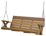 Poly Galaxy Swing, Antique Mahogany/Antique Mahogany