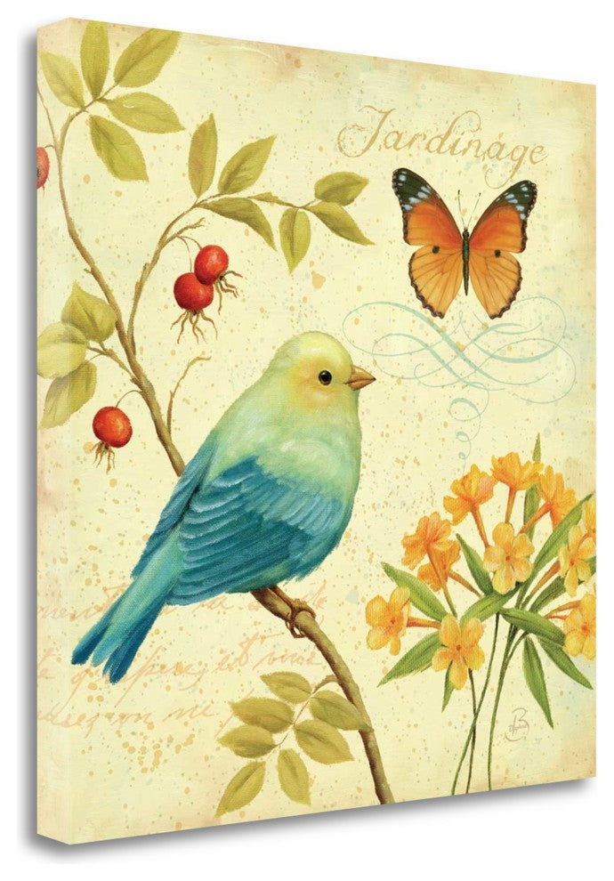 "Garden Passion I" By Daphne Brissonnet, Giclee Print on Gallery Wrap Canvas